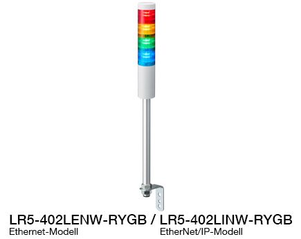 Φ50 LED-Signalsäule (kompatibel mit Ethernet / EtherNet/IP-Steuerung) LR5-LAN Serie