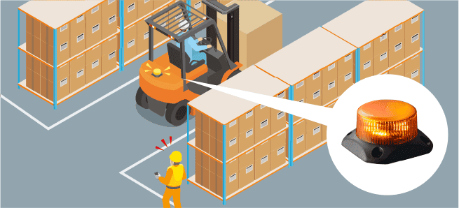 Sicherheitsma&szlig;nahmen in Logistiklagern